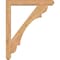 Ekena Millwork Olympic Craftsman Smooth Bracket w/ Offset Brace, Western Red Cedar, 5 1/2"W x 34"D x 42"H BKT0604X34X42OLY04SWR - alternate 2